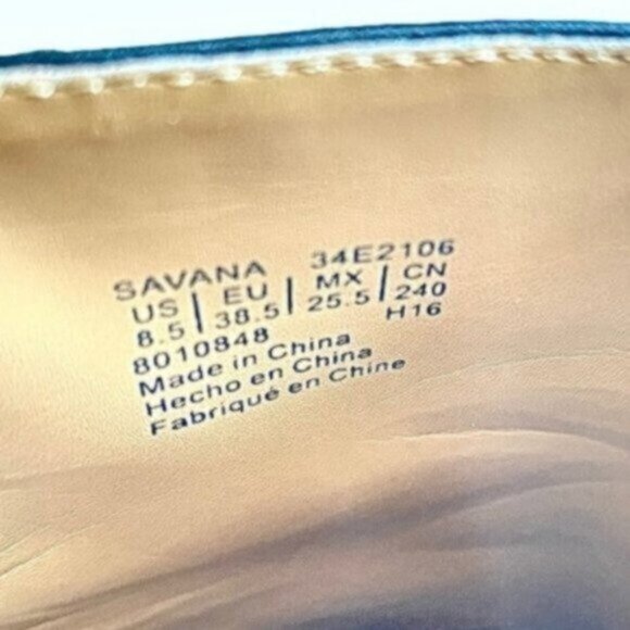 Limited Edition CK Savana Mirror Block Heel Leather Ankle Boots- US 8.5​ - Picture 13 of 16